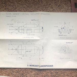 Star Wars blueprints 1977